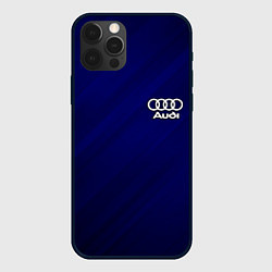 Чехол для iPhone 12 Pro Max AUDI, цвет: 3D-черный