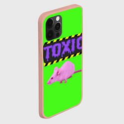 Чехол для iPhone 12 Pro Max Toxic, цвет: 3D-светло-розовый — фото 2