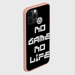 Чехол для iPhone 12 Pro Max NO GAME NO LIFE, цвет: 3D-светло-розовый — фото 2