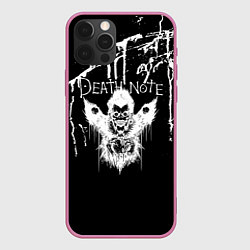 Чехол для iPhone 12 Pro Max Death Note, цвет: 3D-малиновый