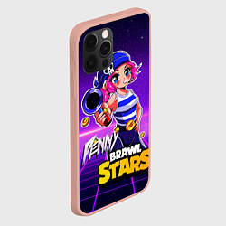 Чехол для iPhone 12 Pro Max Penny Brawl Stars, цвет: 3D-светло-розовый — фото 2