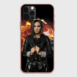 Чехол для iPhone 12 Pro Max Olga Buzova, цвет: 3D-светло-розовый