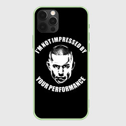 Чехол для iPhone 12 Pro Max Жорж Сен-Пьер, цвет: 3D-салатовый