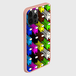 Чехол для iPhone 12 Pro Max AMONG US, цвет: 3D-светло-розовый — фото 2