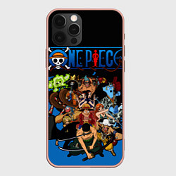 Чехол для iPhone 12 Pro Max One Piece, цвет: 3D-светло-розовый