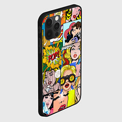 Чехол для iPhone 12 Pro Max Pop Art, цвет: 3D-черный — фото 2