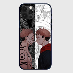 Чехол iPhone 12 Pro Max Jujutsu Kaisen Сукуна х Юдзи