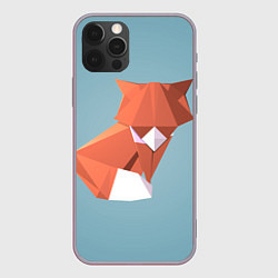 Чехол для iPhone 12 Pro Max Лиса, цвет: 3D-серый