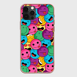 Чехол для iPhone 12 Pro Max Pattern, цвет: 3D-светло-розовый