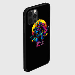 Чехол для iPhone 12 Pro Max Cyber Samurai, цвет: 3D-черный — фото 2