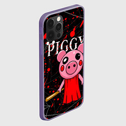 Чехол для iPhone 12 Pro Max ROBLOX PIGGY, цвет: 3D-серый — фото 2