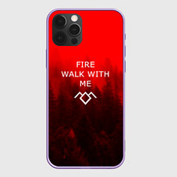 Чехол для iPhone 12 Pro Max Twin Peaks, цвет: 3D-сиреневый