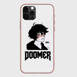 Чехол для iPhone 12 Pro Max Doomer boy, цвет: 3D-светло-розовый