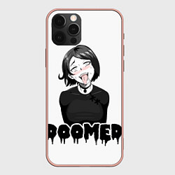 Чехол для iPhone 12 Pro Max Doomer girl, цвет: 3D-светло-розовый