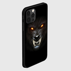 Чехол для iPhone 12 Pro Max Злой Волк, цвет: 3D-черный — фото 2