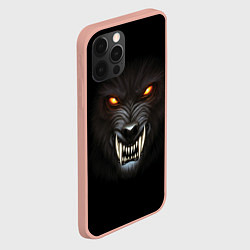 Чехол для iPhone 12 Pro Max Злой Волк, цвет: 3D-светло-розовый — фото 2