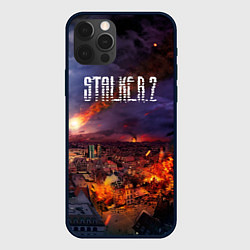 Чехол для iPhone 12 Pro Max Stalker 2, цвет: 3D-черный