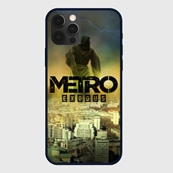 Чехол для iPhone 12 Pro Max Metro logo, цвет: 3D-черный