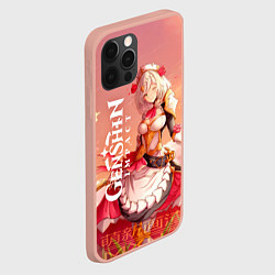 Чехол для iPhone 12 Pro Max GENSHIN IMPACT, цвет: 3D-светло-розовый — фото 2