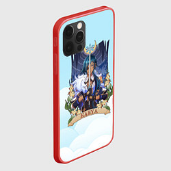 Чехол для iPhone 12 Pro Max Genshin Impact, цвет: 3D-красный — фото 2