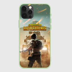 Чехол для iPhone 12 Pro Max PUBG Z, цвет: 3D-салатовый