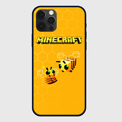 Чехол для iPhone 12 Pro Max Minecraft, цвет: 3D-черный