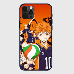 Чехол для iPhone 12 Pro Max ВОЛЕЙБОЛ!! HAIKYUU!!, цвет: 3D-черный