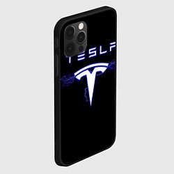 Чехол для iPhone 12 Pro Max TESLA, цвет: 3D-черный — фото 2