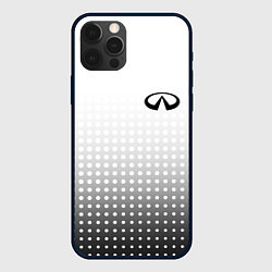 Чехол для iPhone 12 Pro Max Infiniti, цвет: 3D-черный