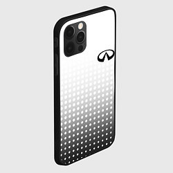 Чехол для iPhone 12 Pro Max Infiniti, цвет: 3D-черный — фото 2