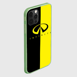 Чехол для iPhone 12 Pro Max INFINITI logo, цвет: 3D-салатовый — фото 2