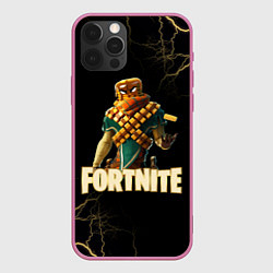 Чехол для iPhone 12 Pro Max Mancake Fortnite, цвет: 3D-малиновый