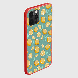 Чехол для iPhone 12 Pro Max Lemon, цвет: 3D-красный — фото 2