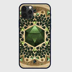 Чехол для iPhone 12 Pro Max DnD Dices: Pattern, цвет: 3D-черный