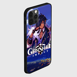 Чехол для iPhone 12 Pro Max Genshin impact Kaeya, цвет: 3D-черный — фото 2