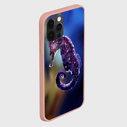 Чехол для iPhone 12 Pro Max Морской конёк, цвет: 3D-светло-розовый — фото 2