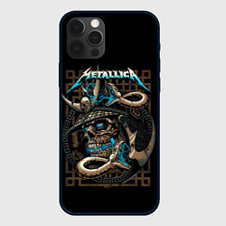 Чехол для iPhone 12 Pro Max METALLICA, цвет: 3D-черный