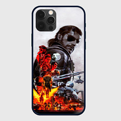 Чехол для iPhone 12 Pro Max Metal Gear, цвет: 3D-черный