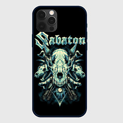 Чехол для iPhone 12 Pro Max Sabaton, цвет: 3D-черный