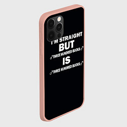Чехол для iPhone 12 Pro Max IM STRAIGHT, цвет: 3D-светло-розовый — фото 2