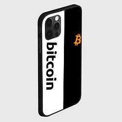 Чехол для iPhone 12 Pro Max БИТКОИН BITCOIN Z, цвет: 3D-черный — фото 2