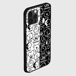 Чехол для iPhone 12 Pro Max BTS BT21, цвет: 3D-черный — фото 2