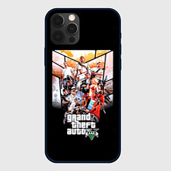 Чехол для iPhone 12 Pro Max Grand Theft Auto five, цвет: 3D-черный