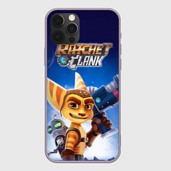 Чехол для iPhone 12 Pro Max Рэтчет и Кланr, цвет: 3D-серый