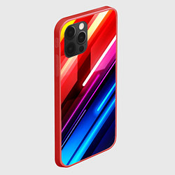 Чехол для iPhone 12 Pro Max НЕОН, цвет: 3D-красный — фото 2