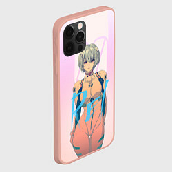 Чехол для iPhone 12 Pro Max Rei Ayanami, цвет: 3D-светло-розовый — фото 2