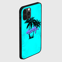 Чехол для iPhone 12 Pro Max GTA Vice City гавайка, цвет: 3D-черный — фото 2