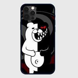 Чехол для iPhone 12 Pro Max MONOKUMA МОНОКУМА DANGANRO, цвет: 3D-черный