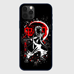 Чехол для iPhone 12 Pro Max Клинок рассекающий демонов, цвет: 3D-черный