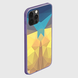 Чехол для iPhone 12 Pro Max Абстрактная Геометрия, цвет: 3D-серый — фото 2